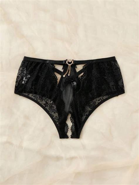 crotch less lingerie|Cut It Out Crotchless Panty .